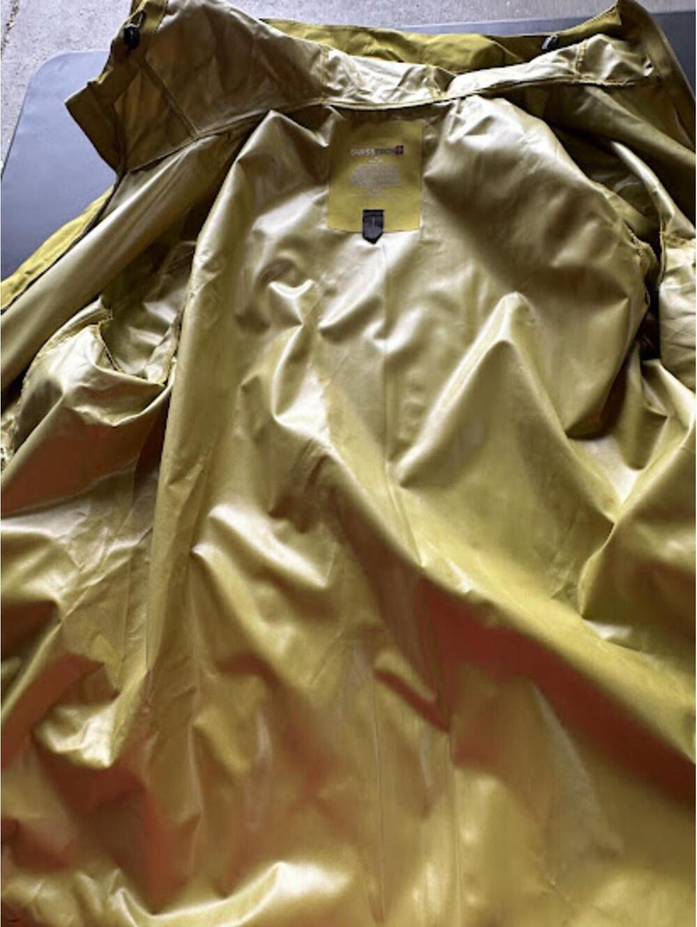 Swiss Tech Rain Jacket Chartreuse Hooded XL - Picture 4 of 6